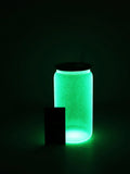 16oz Sublimation blank Glow In Dark iridescent Glitter glass Jar Cans Tumblers (Includes Bamboo Lid & Straw)