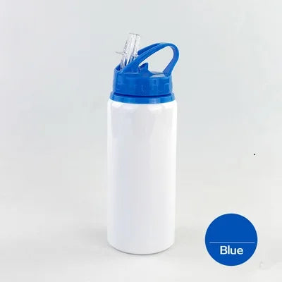 600ML Blank Bottle with Straw for Sublimation Print