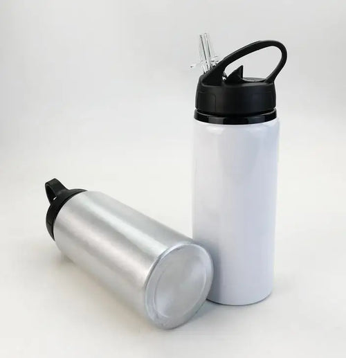600ML Blank Bottle with Straw for Sublimation Print
