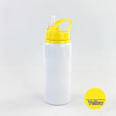 600ML Blank Bottle with Straw for Sublimation Print