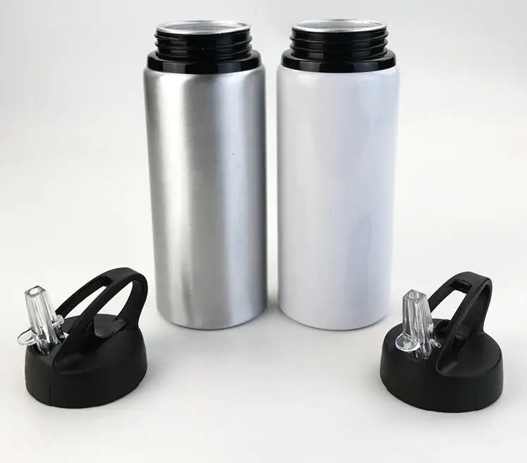 600ML Blank Bottle with Straw for Sublimation Print